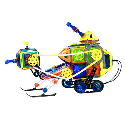 acheter Forteresse à traîneau à jouets magnétiques 3D Carreaux de bâtiment magnétiques avec télécommande online manufacture