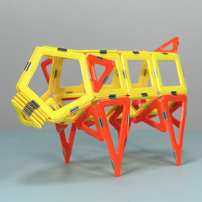acheter Enseignement populaire des enfants en bas âge Carreaux magnétiques Animaux Structures de porcs Blocs magnétiques online manufacture