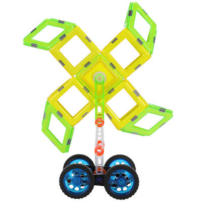 acheter Les filles et les garçons Carreaux magnétiques Véhicules Structure de roue d'épingle Jouets assemblés online manufacture