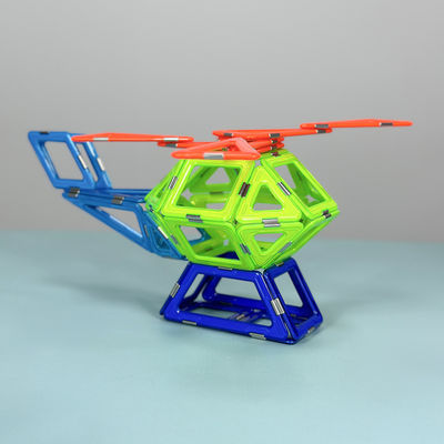 acheter Véhicule d'ingénierie Hélicoptère Tête Carreaux magnétiques Ensembles de construction enfants bricolage online manufacture