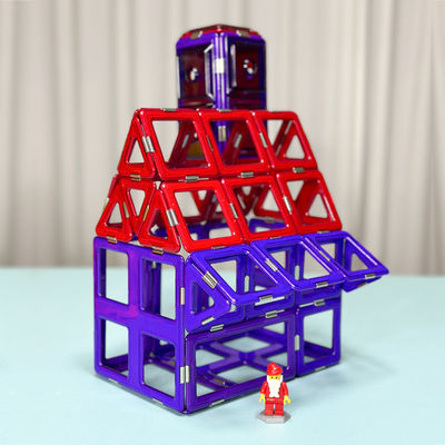 acheter Maison de Noël pour enfants Blocs de construction en forme magnétique Carreaux magnétiques Ensemble de construction online manufacture
