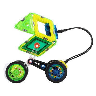 Cadeau en plastique créatif Carreaux magnétiques télécommande voiture Blocs de jeu magnétiques