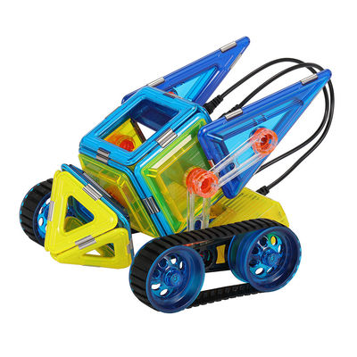 Jouets éducatifs Carreaux magnétiques télécommande Voiture Locomotive Cyclone réservoir Pour enfants