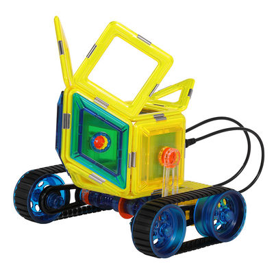 Carreaux magnétiques télécommande voiture 3D Blocs magnétiques Petit lapin Jouets de voiture