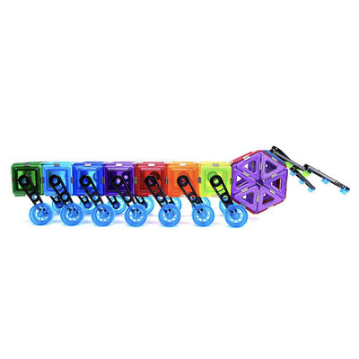 Blocs magnétiques multicolores 3Y+ Accessoires Blocs de jeu magnétiques de la chenille