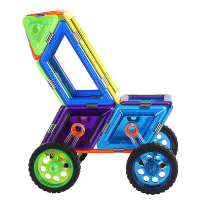 Jouets de bricolage Carreaux magnétiques à roues accessoires en forme de bouteille blocs de construction