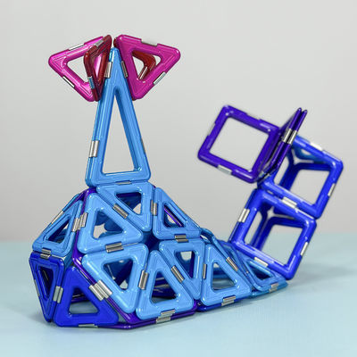 Des carreaux magnétiques écologiques Animaux Baleine Construction 3D Meilleur jouet cadeau pour les enfants