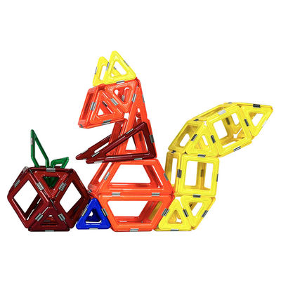 Formes polyvalentes Carreaux magnétiques Animaux Petit écureuil et pomme Jouets pour enfants