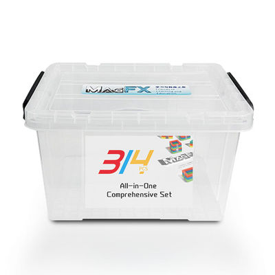 Magnétique personnalisé de l'enseignement carreaux jouets bloc assemblage 314pcs Pour la maternelle