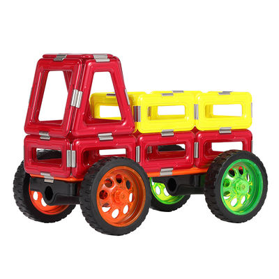 Construction bricolage Carreaux magnétiques Véhicules Minibus Blocs magnétiques Jouets STEM Éducatif