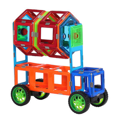 Éducatif Blocs magnétiques Camions-citernes de carburant Camions-citernes de carreaux magnétiques Construction 3D