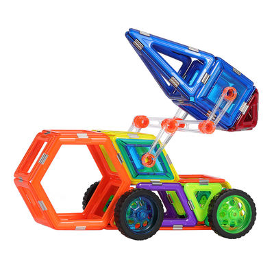 3D Créatif Véhicule de missiles Magnétique Blocs de construction Jouets de voiture Surface lisse