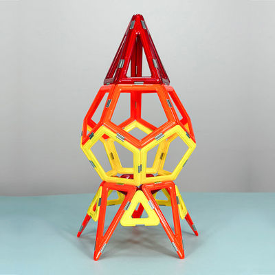 Mecha lanceur de fusée 3D Bloc de construction magnétique ensemble de carreaux géométriques magnétiques