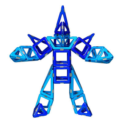 Puzzle Magnétique Science Carreaux Mécha Magnétique Blocs 3D Pour les esprits créatifs