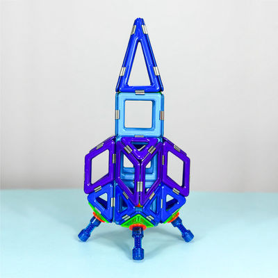 Bloc de construction de tuiles magnétiques Jouet de puzzle pour la technologie du futur Mecha Petite fusée