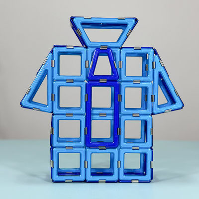 Enfants apprenant jouets carreaux magnétiques blocs de construction formes de chemise assemblage bricolage