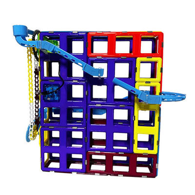 Piste pour voitures de course, jouets en blocs magnétiques 3D Construction