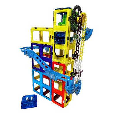 Jouets pour enfants Carreaux magnétiques Trace d'assemblage Puzzle Blocs de construction Pour 3 ans +